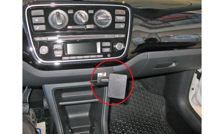 Brodit ProClip montážna konzola pre Škoda Citigo/Volkswagen UP/Seat Mii 15-16, na stred vpravo dole