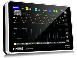 FNIRSI 1013D Digitálny osciloskop tablet so 7" TFT LCD dotykovým displejom, dvojkanálový, 100 MHz
