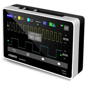 FNIRSI 1013D Digitálny osciloskop tablet so 7" TFT LCD dotykovým displejom, dvojkanálový, 100 MHz