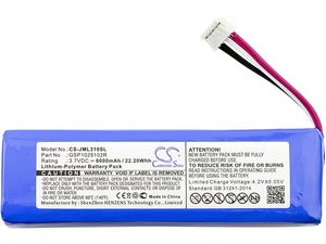 Batérie pre JBL Charge 2 (ekv.P763098) 6000mAh