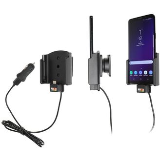 Brodit držiak do auta na Samsung Galaxy S9 bez puzdra, s nabíjaním z cig. zapaľovača/USB