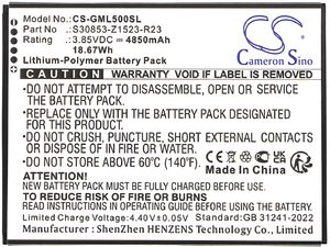 Batéria pre Gigaset GS5, GS5 Lite, GS5 Senior, 4850 mAh, Li-Pol