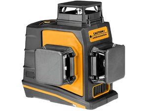 TOLSEN AKU krížový laser 3x360° vrátane príslušenstva, USB nabíjanie, zelený lúč,
