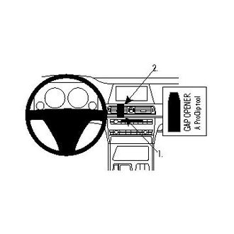 Brodit ProClip montážna konzola pre BMW 730-750 F01, F02 09-15, na stred