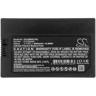 Batéria pre GE DPI 612 Flex, Druck DPI 611, DPI 612, 4000 mAh, Li-Pol