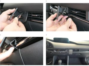 Brodit Montážny držiak ProClip pre Mazdu 3 19-24/CX-30 20-24, vpravo v strede