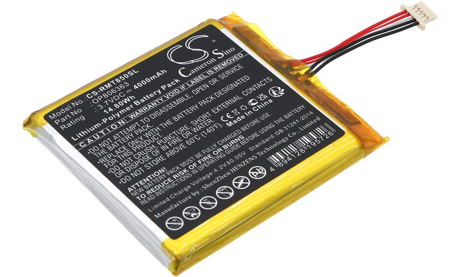 Batéria pre GPS navigáciu, RAND MCNALLY PRO II 2 a ďalšie, 4000 mAh, Li-Pol