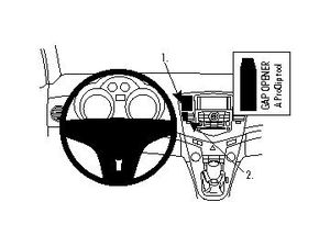 Brodit ProClip montážna konzola pre Chevrolet Cruze 2009-14, na stred