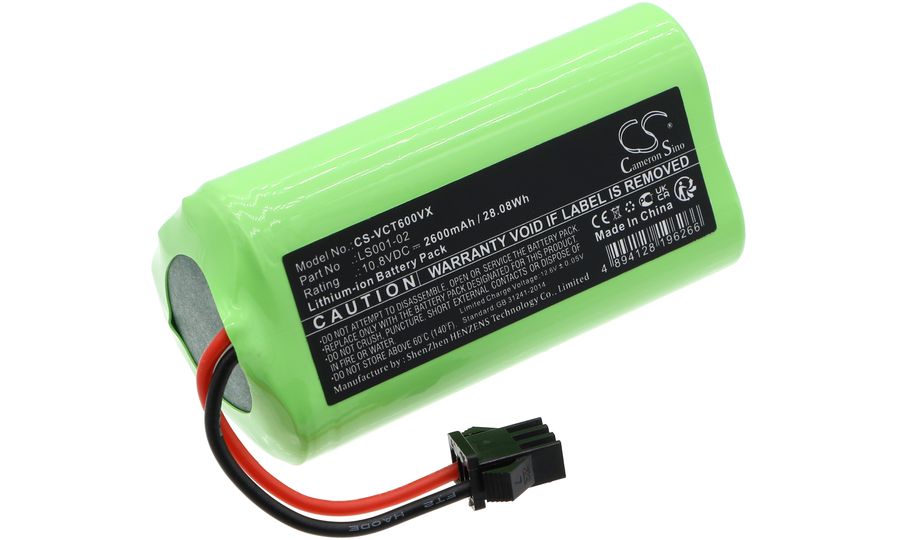 Batéria pre Vactidy T6, T7, T8, 2600 mAh, Li-Ion