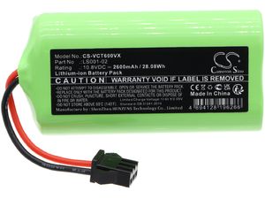 Batéria pre Vactidy T6, T7, T8, 2600 mAh, Li-Ion
