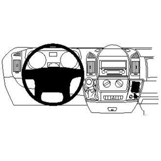 Brodit ProClip Citroen Jumper/Fiat Ducato/Peugeot Boxer 07-24/Opel Movano 23-24, vystužený, pre stred