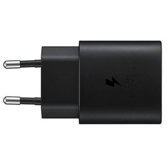 Samsung 25W sieťová rýchlonabíjačka USB-C, bez kábla, ekologické balenie, čierna