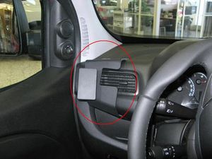 Brodit ProClip montážna konzola pre Fiat Doblo 10-14/Opel Combo 12-18, zosilnený, vľavo na mriežku