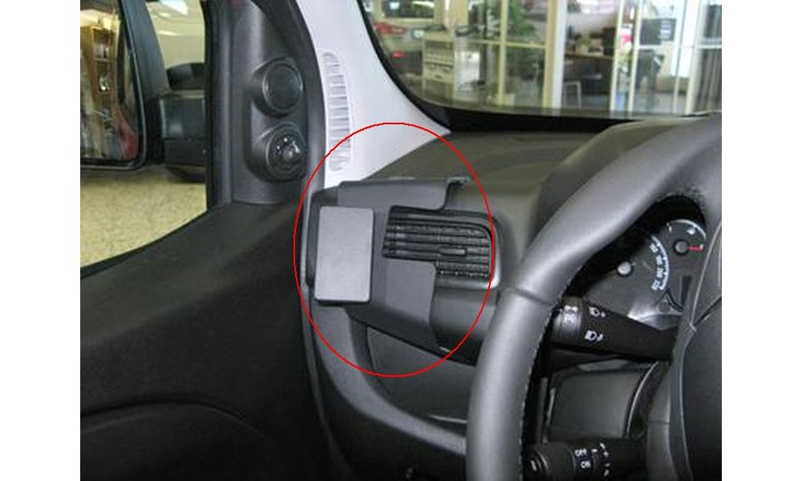 Brodit ProClip montážna konzola pre Fiat Doblo 10-14/Opel Combo 12-18, zosilnený, vľavo na mriežku