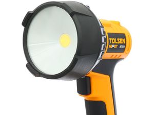 TOLSEN Akumulátorová ručná LED baterka 20V, 10W, 6500K, bez batérie