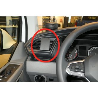 Brodit ProClip pre Volkswagen Caravelle 6.1 21-24/T6.1 Transporter/Pickup 20-24, vľavo na mriežke chladiča