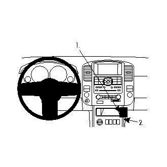 Brodit ProClip montážna konzola pre Nissan Pathfinder 10-12, stred. tunel