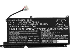 Batéria pre HP Pavilion Gaming 15 / 16, Spectre X360 15, 4500 mAh, Li-Pol