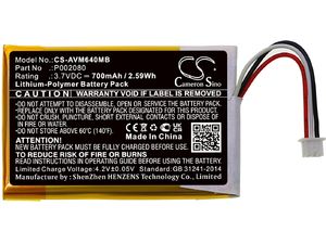 Batéria pre Alecto Dvm-64, 700 mAh, Li-Pol