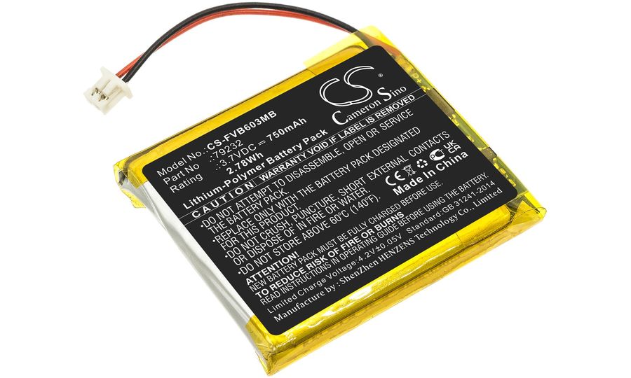 Batéria pre Floureon Vb601, Vb603, Vb605, 750 mAh, Li-Ion