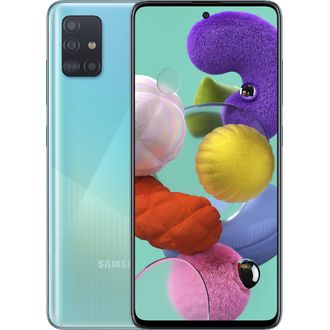 Samsung Galaxy A51, modrá