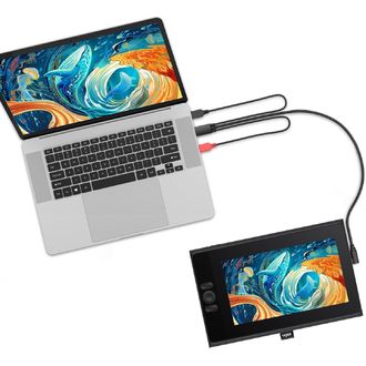 Kresliace monitory UGEE kábel 3v1