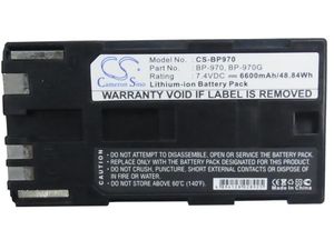 Batéria pre Canon ES-50, ES-6000, Vistura a ďalšie, 6600 mAh. Li-Ion