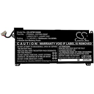 Batéria pre rad HP OMEN 15, Omen 5 Air 15, 5600 mAh, Li-Ion