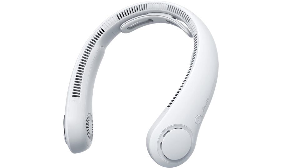 JisuLife Neck Life 4, chladiaci ohrievač krku, 5 rýchlostí, skladacia konštrukcia, 5000 mAh, sivá
