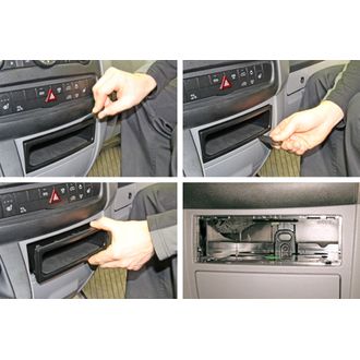 Brodit ProClip pre Mercedes Benz Sprinter 07-18/Volkswagen Crafter 07-16, zosilnený, na stred vpravo