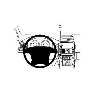 Brodit ProClip montážna konzola pre Volvo XC60 11-17, na stred
