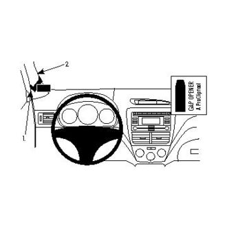 Brodit ProClip montážna konzola pre Subaru Forester 08-12, vľavo na stĺpik