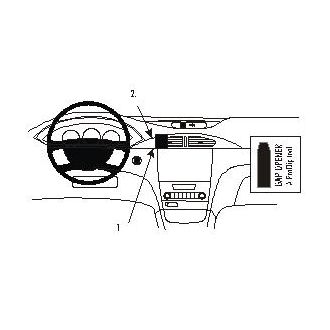 Brodit ProClip montážna konzola pre Renault Laguna 01-04, na stred vľavo