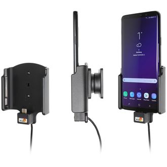 Brodit držiak do auta na Samsung Galaxy S9+ bez puzdra, s nabíjaním z cig. zapaľovača