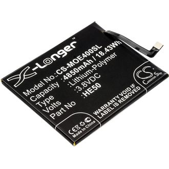 Batérie pre Motorola Moto E5 Plus a E4 Plus, (ekv.HE50), 4850mAh