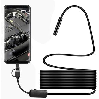 Inskam Y101 USB-C/USB endoskop 8mm, 1200p, 5m pevný kábel