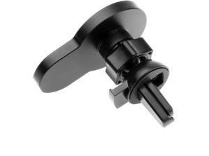 Držiak do ventilačnej mriežky FIXED MagClick s bezdrôtovým nabíjaním Qi 15 W a nástavcom MagSafe, čierny