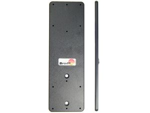 Brodit montážna doska pre dva držiaky na ProClip s predvŕtanými otvormi AMPS, 155x50x5mm