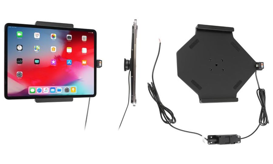 Brodit držiak do auta na Apple iPad Pro 12,9” 2020/2018 bez puzdra so skrytým nabíjaním