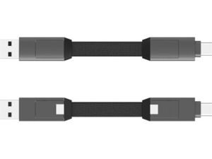 Rolling Square inCharge 6 kábel 6v1, sivá