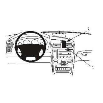 Brodit ProClip montážna konzola pre Volvo S60 00-10/V70 00-08/XC70 00-07, na stred