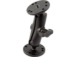 RAM Mounts rameno, kovové, pre 1" guľové čapy (94 mm) + 2x AMPS krúžkový adaptér, RAM-B-101U