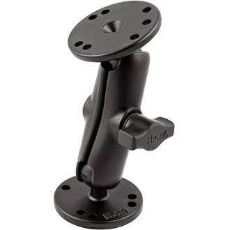 RAM Mounts rameno, kovové, pre 1" guľové čapy (94 mm) + 2x AMPS krúžkový adaptér, RAM-B-101U