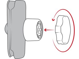 RAM Mounts zabezpečenie ramien veľkosť C, RAP-S-KNOB5U
