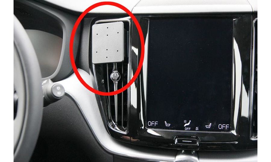Brodit Montážny držiak ProClip pre Volvo S60/V60 19-24/XC60 18-24, vľavo v strede