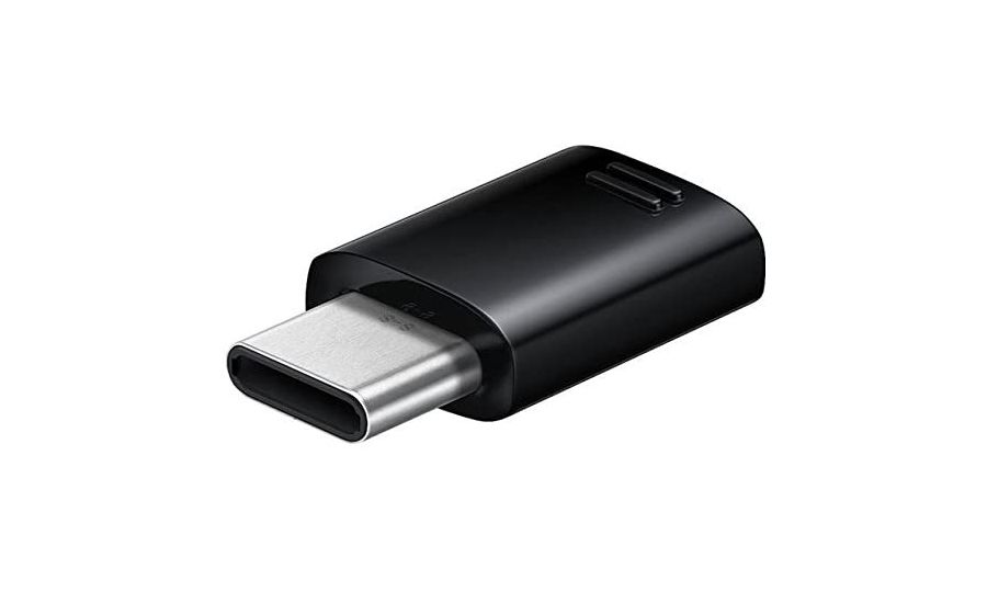 Samsung EE-GN930BB Adaptér USB-C na microUSB, ekologické balenie, čierny