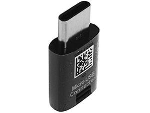 Samsung EE-GN930BB Adaptér USB-C na microUSB, ekologické balenie, čierny