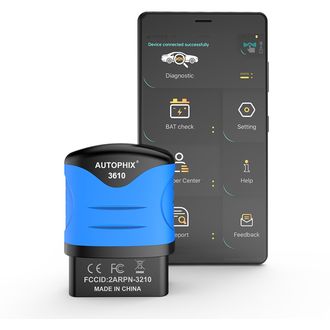Autophix 3610 kompletná Bluetooth diagnostika OBD II s aplikáciou + špeciálne funkcie pre VW, Škoda