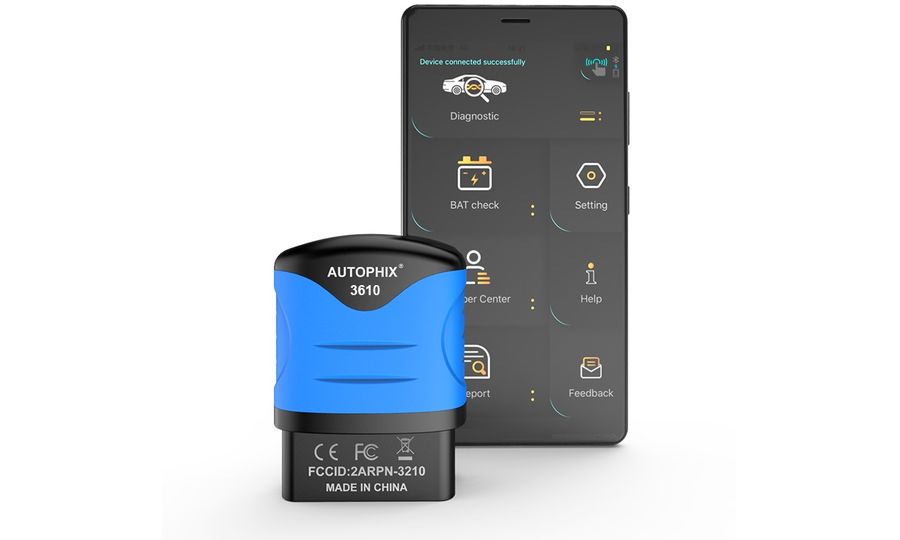 Autophix 3610 kompletná Bluetooth diagnostika OBD II s aplikáciou + špeciálne funkcie pre VW, Škoda