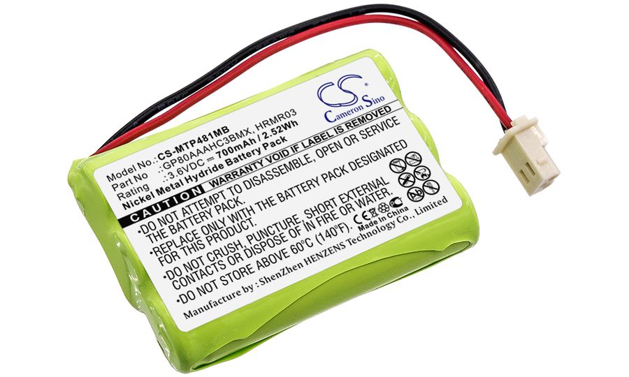 Batéria pre Motorola MBP481 Motorola MBP482, Motorola MBP483, 700 mAh